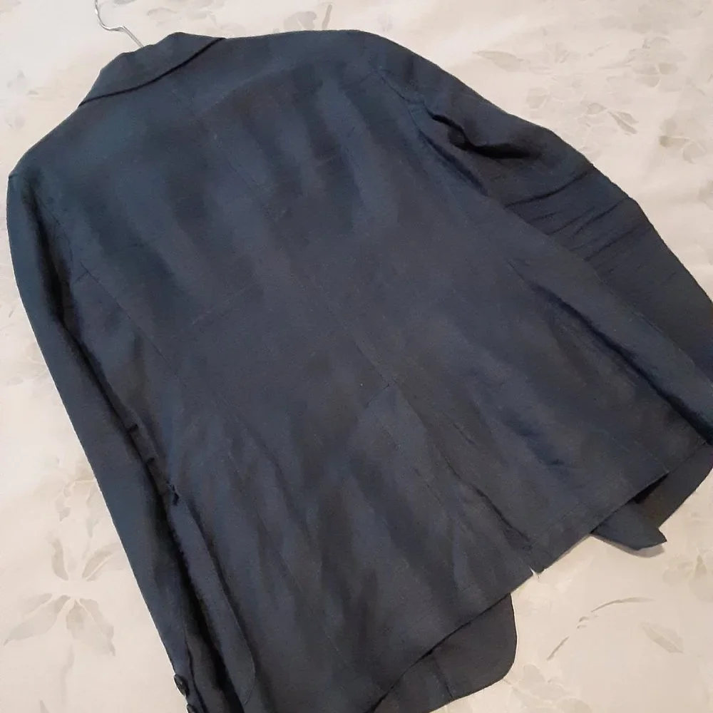 Macleod boys navy linen blazer - made in Italy